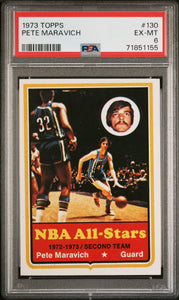 Pete Maravich - 1973 Topps PSA 6