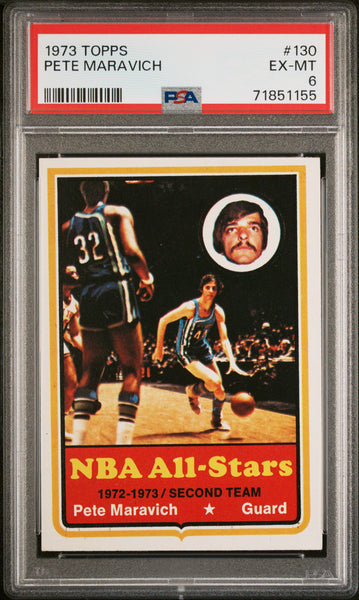 Pete Maravich - 1973 Topps PSA 6