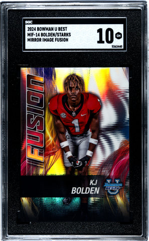 Starks Bolden - 2024 Bowman U Best Mirror Image Fusion SGC 10