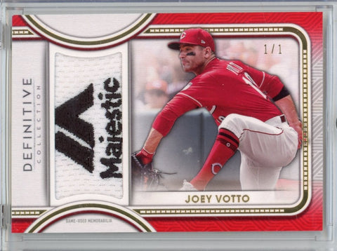 JOEY VOTTO - 2022 Baseball Topps Definitive Red Patch 1/1
