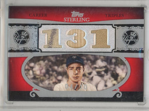 JOE DIMAGGIO - 2007 Baseball Topps Sterling Triple Relic 4/10
