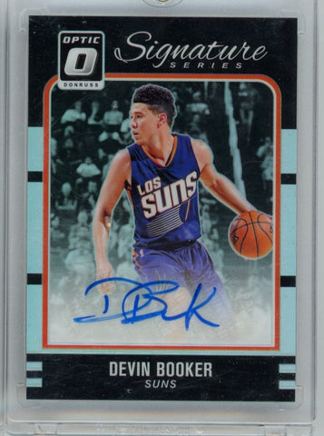 DEVIN BOOKER - 2016-17 Basketball Optic "Signature Series" Auto Holo