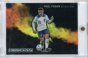 PHIL FODEN-2022-2023 Soccer Obsidian Color Blast