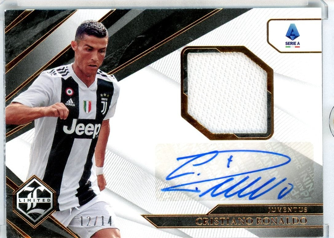 CRISTIANO RONALDO - 2022-2023 Soccer Chronicles Limited Patch Auto 12/14