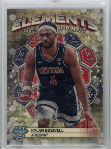 KYLAN BOSWELL - 2023-24 Basketball Bowman's Best Superfractor Elements of the Game 1/1