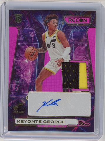 KEYONTE GEORGE - 2023-24 Basketball Recon Rookie Patch Auto 18/25