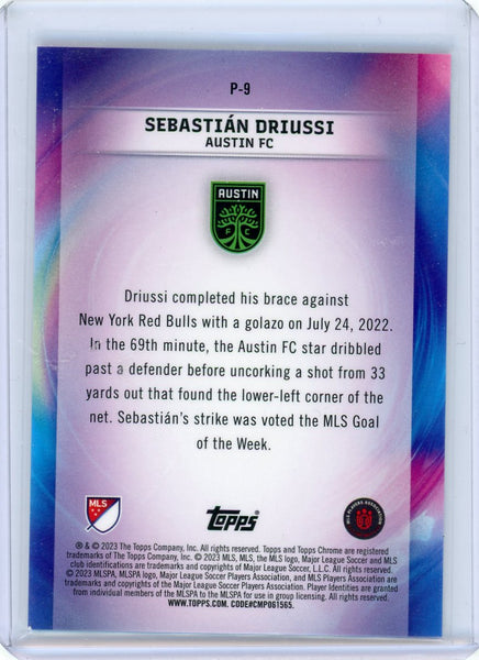 SEBASTIAN DRIUSSI-2023 Soccer Topps Chrome MLS Pearlers