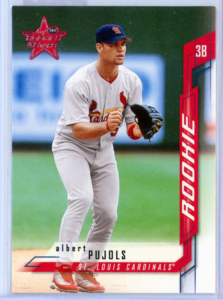 ALBERT PUJOLS - 2001 Baseball Rookies & Stars Rookie – Roadshow Cards
