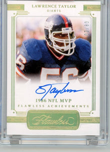 LAWRENCE TAYLOR-2021 Football Flawless 1986 NFL MVP Auto 8/20