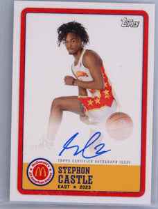 STEPHON CASTLE - 2023 Basketball McDonald's All American Auto