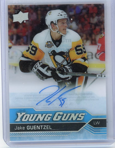 JAKE GUENTZEL - 2019-20 Hockey Clear Cut Young Guns Auto