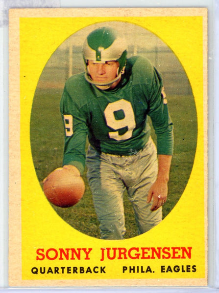 SONNY JURGENSEN - 1958 Football Topps #90