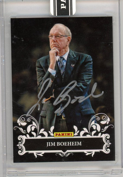 JIM BOEHEIM - 2014 Panini March Memories Auto 34/50