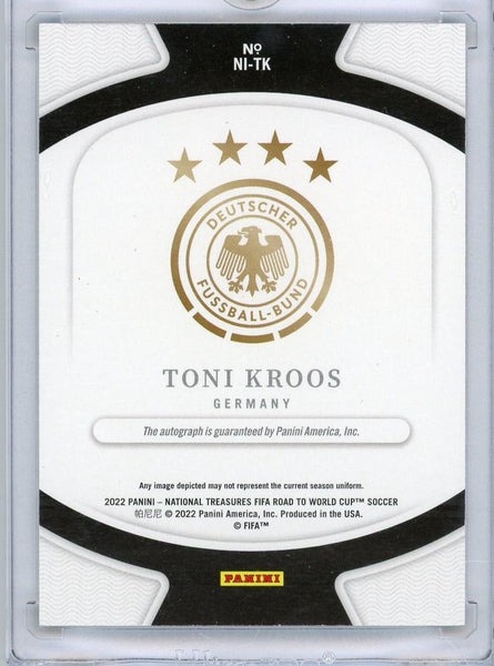 TONI KROOS - 2022 Soccer Panini National Treasures National Archives Ink Auto 71/99