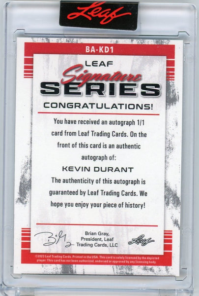 KEVIN DURANT-2023 Basketball Signature Series Auto 1/1