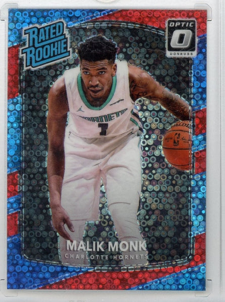 MALIK MONK - 2017-18 Basketball Optic Fast Break Red Rookie 11/85