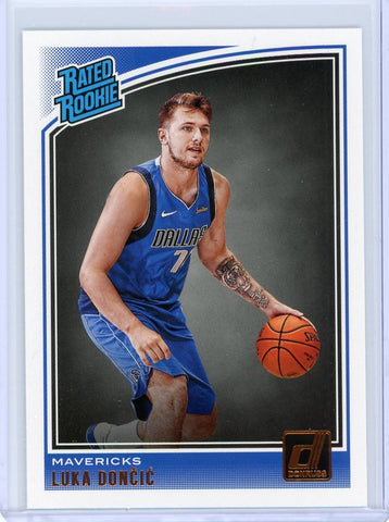LUKA DONCIC - 2018-19 Basketball Donruss Rated Rookie #177