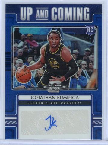 JONATHAN KUMINGA - 2021 Basketball Panini Contenders Up And Coming Rookie Auto Blue 29/75