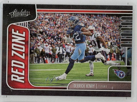 DERRICK HENRY - 2019 Football Absolute "Red Zone" Black 1/1