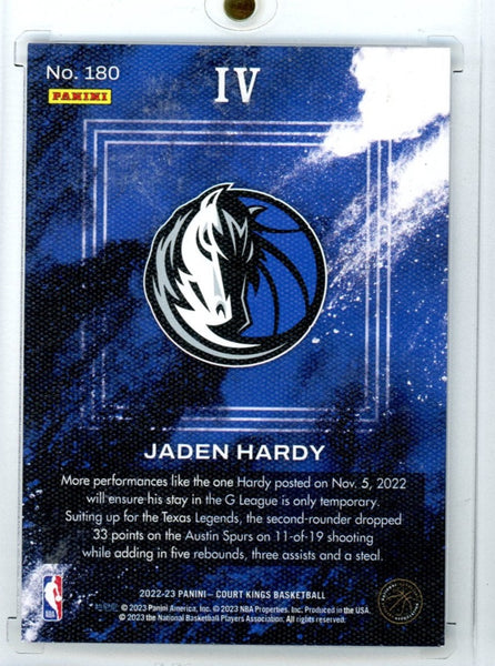 JADEN HARDY - 2022-23 Basketball Court Kings Level Four Rookie