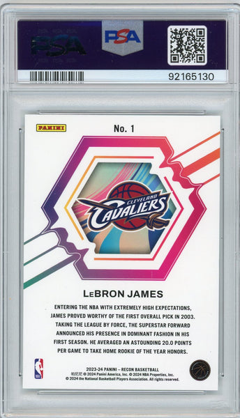 LEBRON JAMES - 2023 Basketball Recon Rookie Review #1 PSA 10