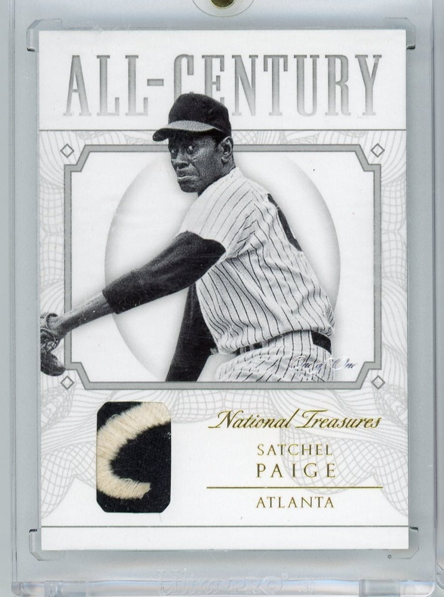 SATCHEL PAIGE - 2015 Baseball National Treasures "All-Century" Patch 1/1