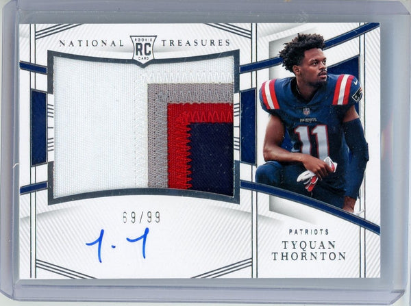 TYQUAN THORNTON - 2022 Football National Treasures Rookie Materials Pa –  Roadshow Cards