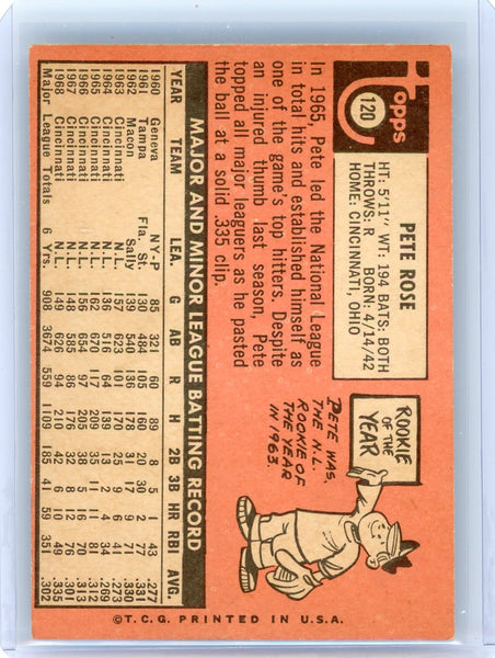 PETE ROSE - 1969 Baseball Topps #120