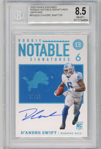 DK Metcalf Autographed 2019 Panini Encased Rookie Notable Signatures S