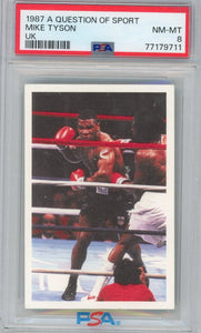 MIKE TYSON - 1987 Boxing A Question of Sport UK PSA 8