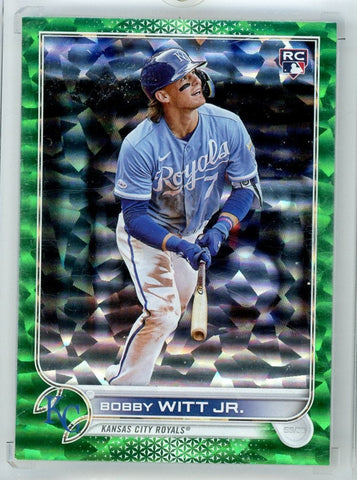BOBBY WITT JR - 2022 Baseball Topps Update Rookie Green Ice 225/499