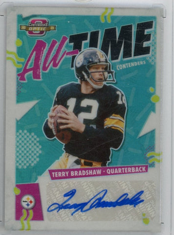 TERRY BRADSHAW - 2021 Football Optic Contenders "All-Time Contenders" Auto 16/25