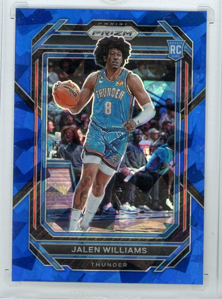 JALEN WILLIAMS - 2022-23 Basketball Prizm Blue Cracked Ice Rookie 29/125